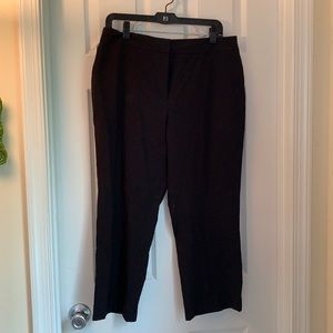 Petite Sophisticate size 14 P black crop pants